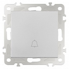 Кнопка звонка без рамки arte milano 206 206.36-1.silver